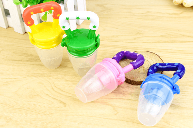 New Baby Silicone Pacifier, Encapsulated To Soothe Complementary Food Feeding Artifact - Nioor