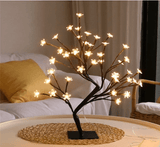 LED Cherry Blossom Lamp 36 Bulbs Christmas Vase Coffee Floral Lamp Tree Branch Lights Decorative Light Wedding Home Bar Decor - Nioor