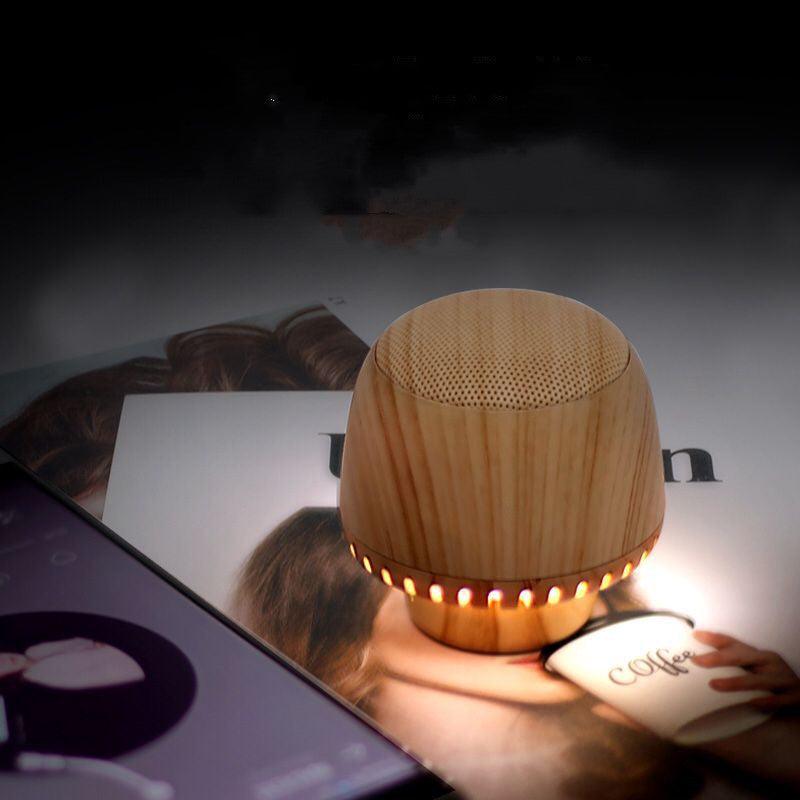 Portable Mushroom Small Audio TWS Pair Box LED With Night Light - Nioor