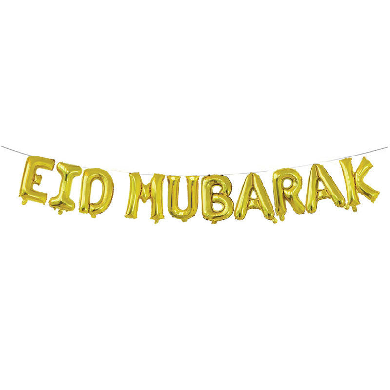 Eid Mubarak Latex Balloon Ramadan Kareem Decoration Festival Party Supplies