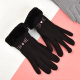 Women's Winter Fleece-lined Thermal Touch Screen Gloves - Nioor