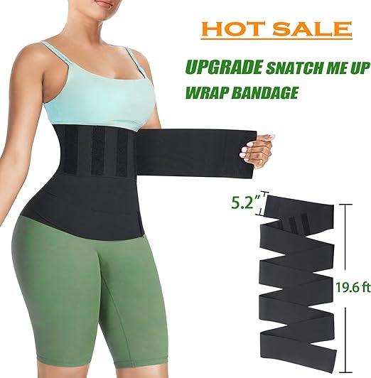 Waist Trainer For Women Snatch Me Up Bandage Tummy Wrap Invisible Plus Size Trimmer Belt Snatcher 1 - Nioor