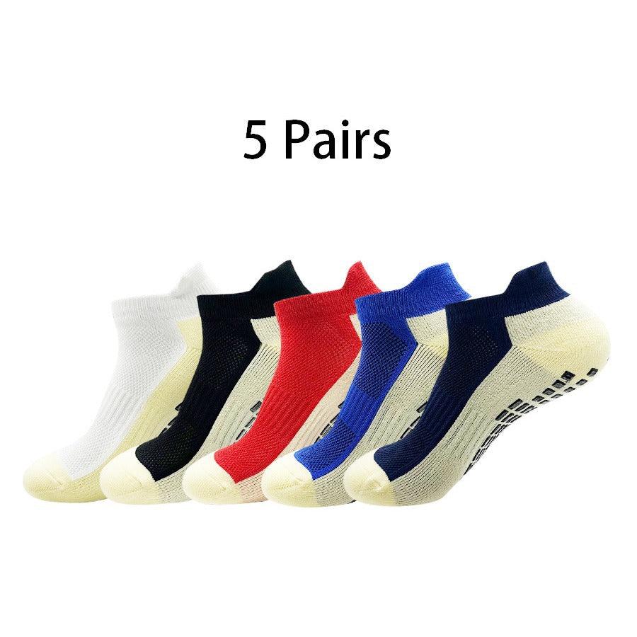 Sweat-absorbing And Odor Resistant Adhesive Anti Slip Sports Boat Socks - Nioor