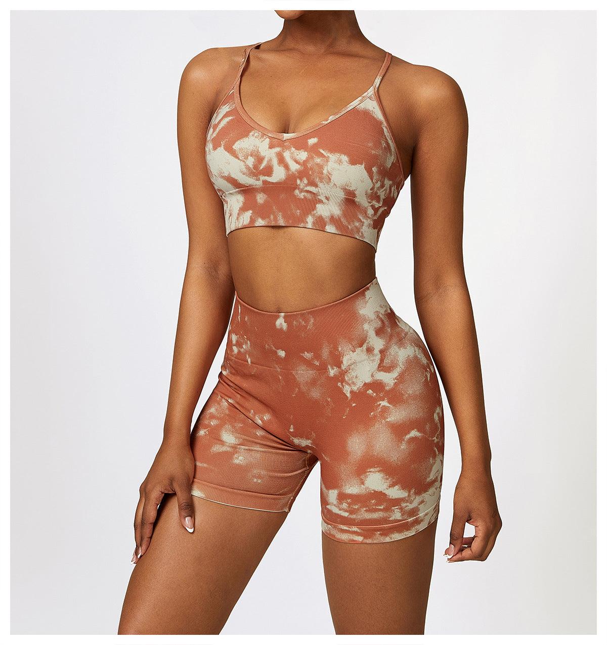 Camouflage Printing Seamless Yoga Suit - Nioor