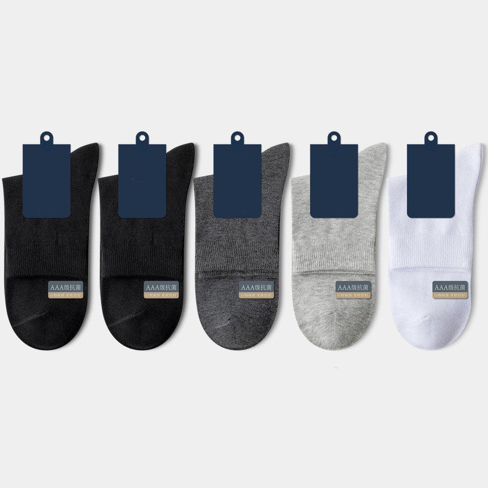 Men's Fashion Antibacterial Cotton Mid-calf Socks - Nioor