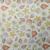 Pure Cotton Organic Cartoon Ocean Pattern Clothing Diy Fabric