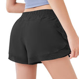 Mesh Peach Quick-drying Sports And Fitness Shorts - Nioor