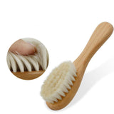 Baby Wool Brush Set, Baby Shower, Scrubbing Brush, Shower Comb - Nioor