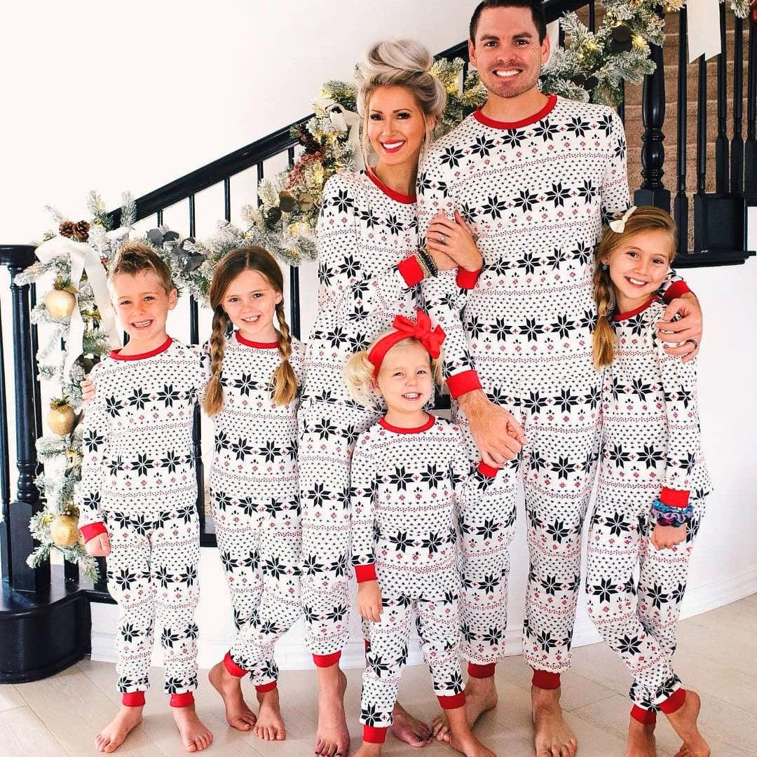 European And American Christmas Parent-child Wear Homewear Suits Pajamas - Nioor