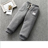 Free Shipping Baby Cotton Pants Ankle Banded Pants 0-6 Years Old Padded Fleece Trousers