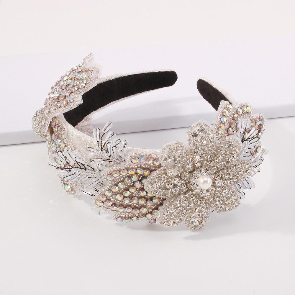 Exaggerated Temperament Hair Accessories Vintage Crystal - Nioor