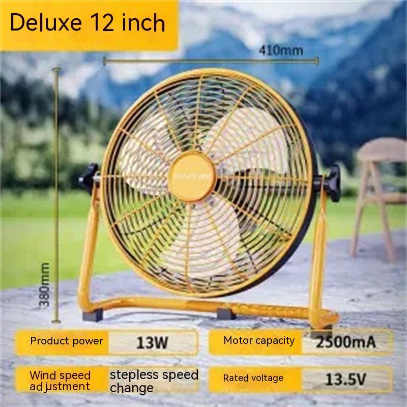 Portable Outdoor Mobile Paddy Rechargeable Fan - Nioor