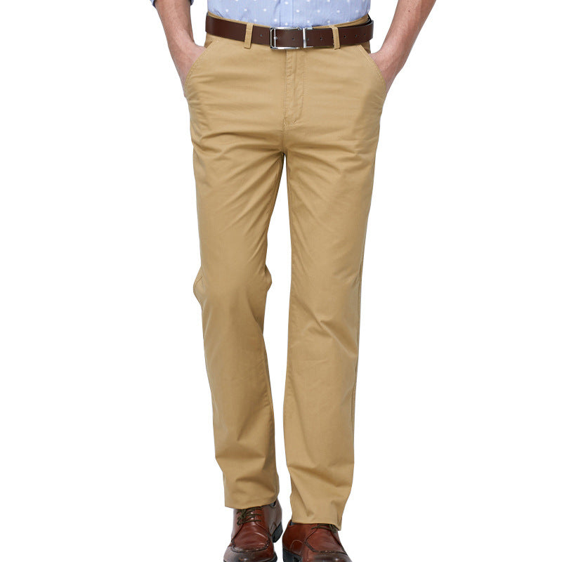 Business Middle-Aged And Elderly Straight-Leg Pants