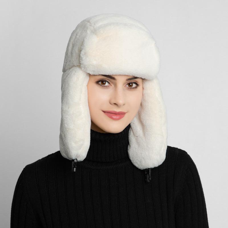 Outdoor Ear Protection Ski Warm Plush Hat - Nioor