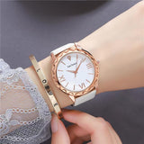 Glitter Face Simple Fashion All-match Belt Women's Watch Gift Box Suit Quartz Wrist Watch - Nioor