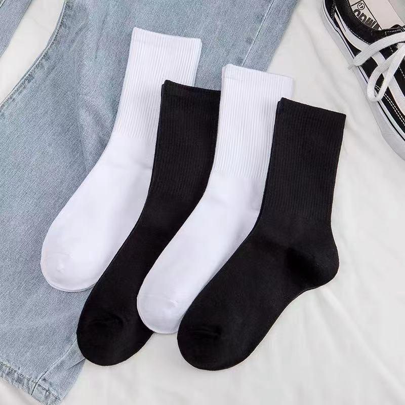 Winter Socks Men's Cotton Spot Cylinder Solid Color - Nioor