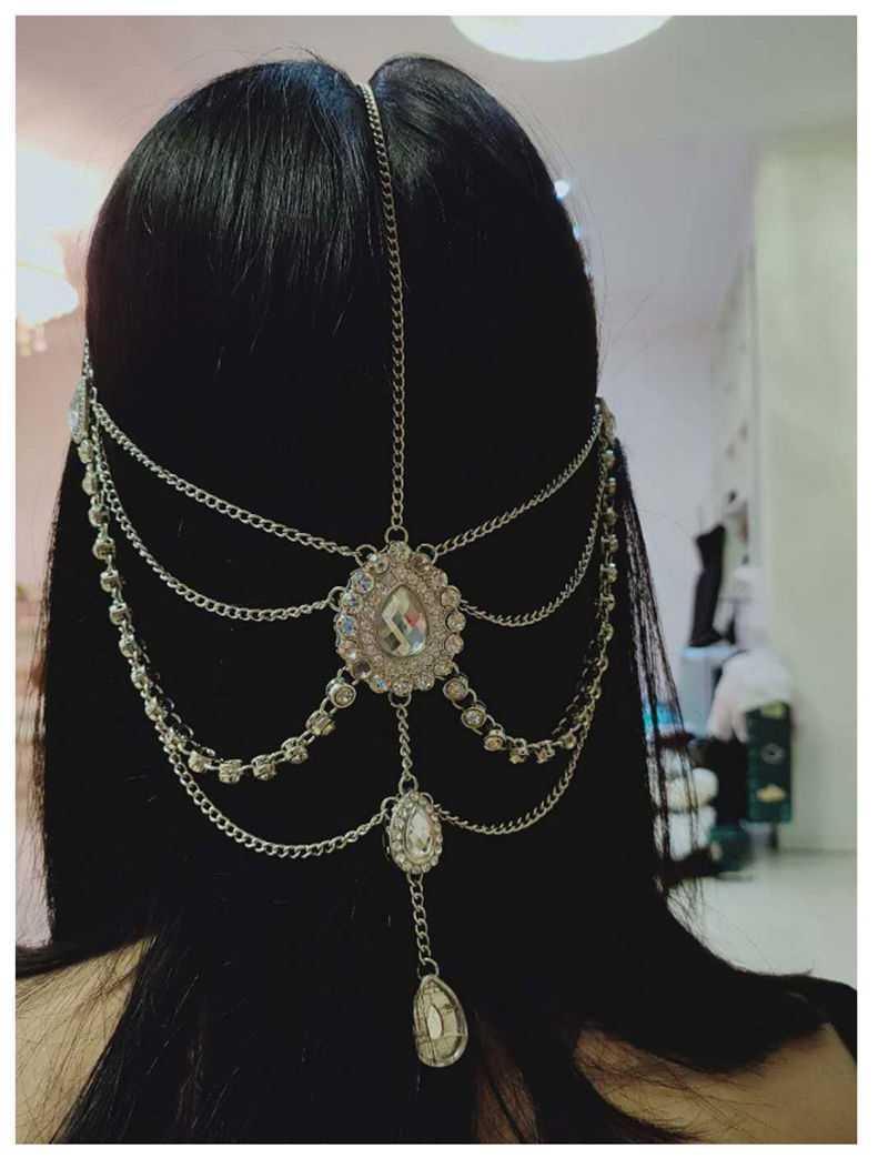 New Style Headwear Hair Accessories Female Super Fairy Adult Ethnic Style Head Chain - Nioor