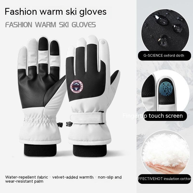 Autumn And Winter Warm Ski Gloves Touch Screen Waterproof - Nioor