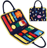 New Busy Book Children's Busy Board Dressing And Buttoning Learning Baby Early Education Preschool Sensory Learning Toy - Nioor