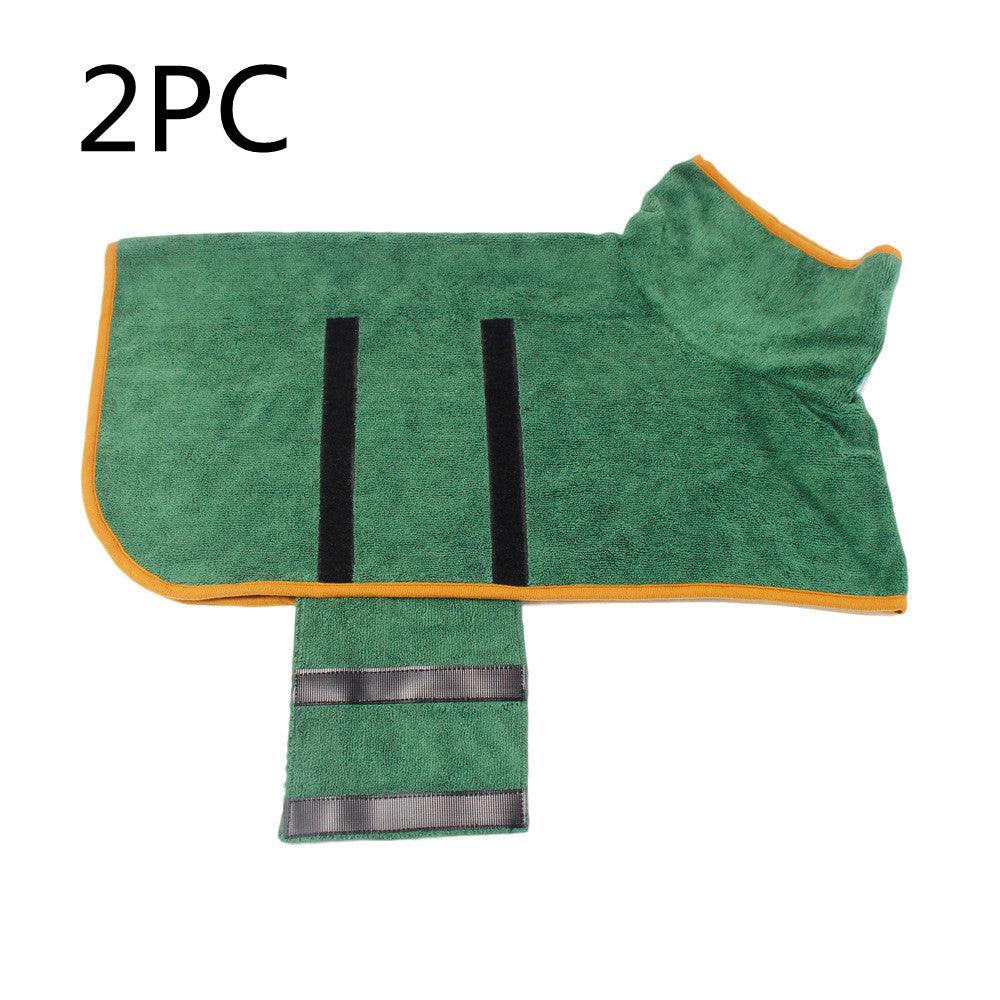 Absorbent Pet Bathrobe With Waist-wrapped Microfiber - Nioor