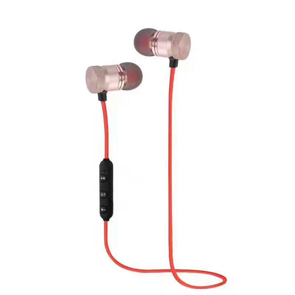 Magnetic Headphones In-Ear Bluetooth Stereo Earphones Headset Wireless Earbuds Random Color - Nioor