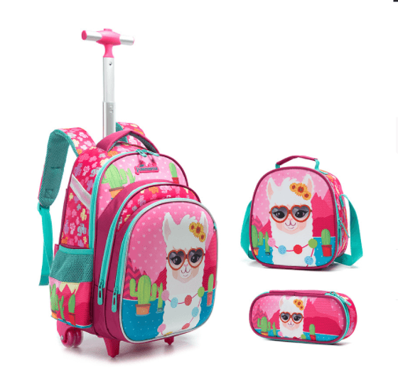 Three-piece Trolley Bag For Primary School Students - Nioor