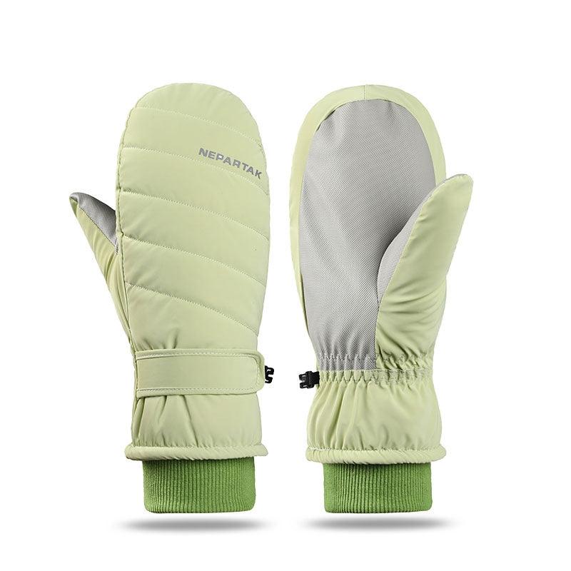 Windproof And Coldproof Thickened Plush Sports Cycling And Skiing Mittens - Nioor