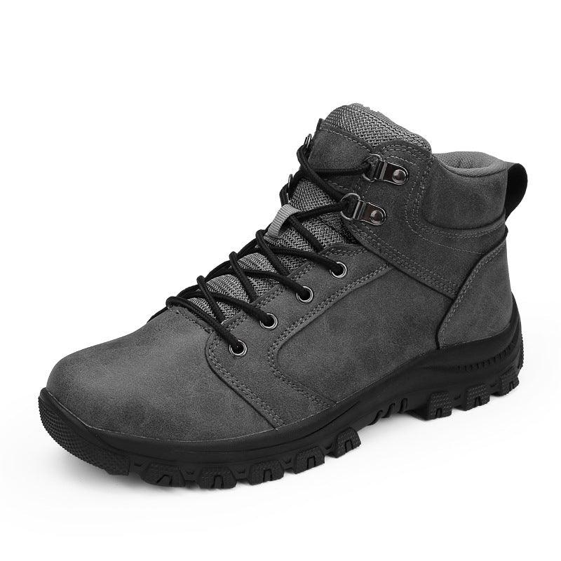 Men's High Top Shock-absorbing Non-slip Outdoor Sports Martin Boots - Nioor