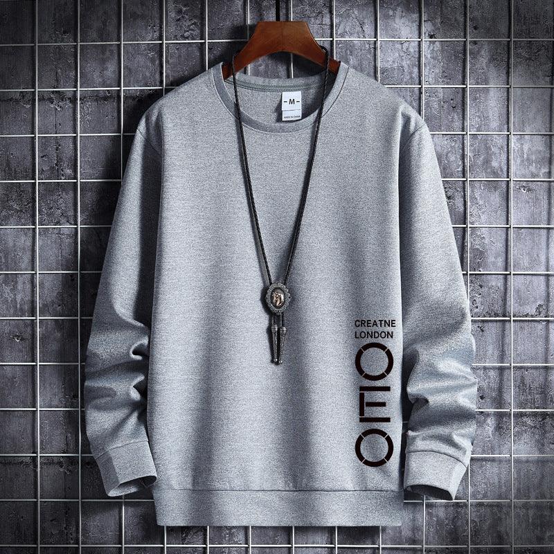 Thin Round Neck Sweater Men's Korean Hipster Sports Hoodie Male Student Coat Men - Nioor