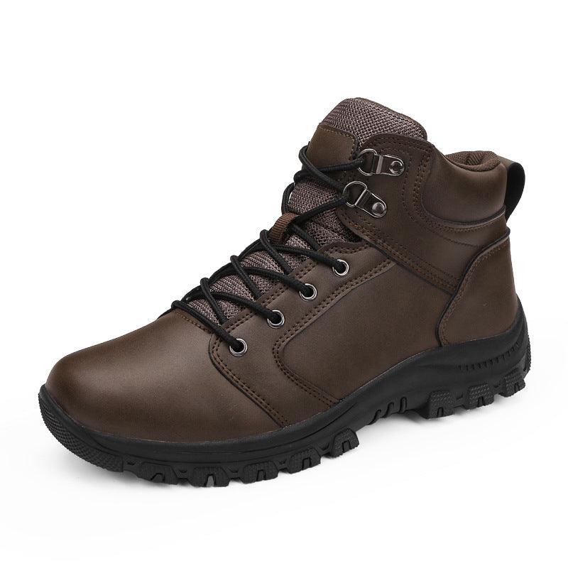 Men's High Top Shock-absorbing Non-slip Outdoor Sports Martin Boots - Nioor