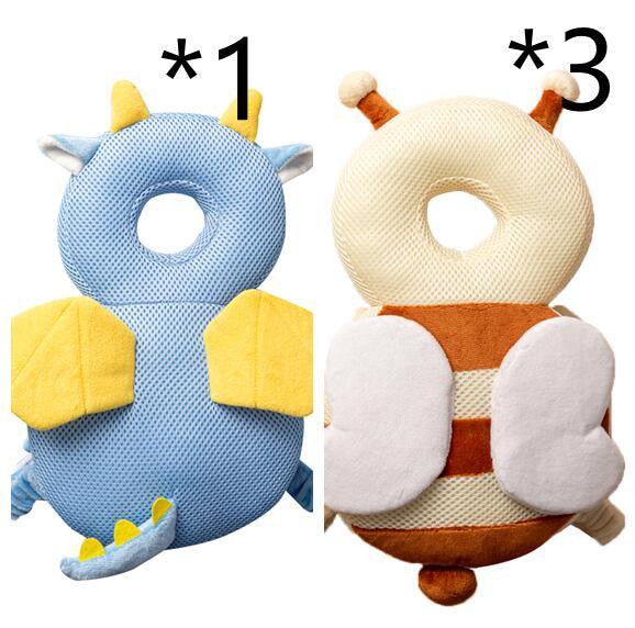 Baby Toddler Headrest Child Protection Baby Head Protection Cushion Cute Angel Wings - Nioor