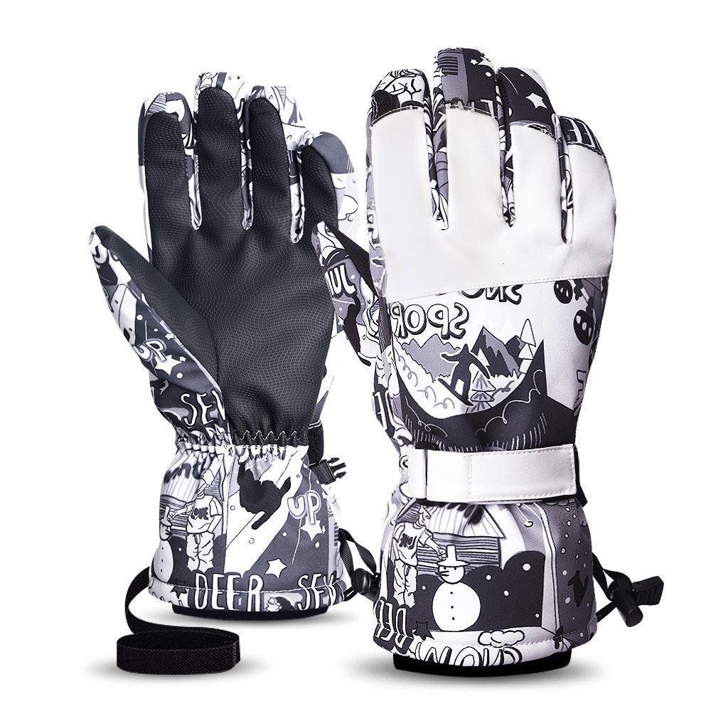 Ski Gloves Thickened Waterproof Warm - Nioor