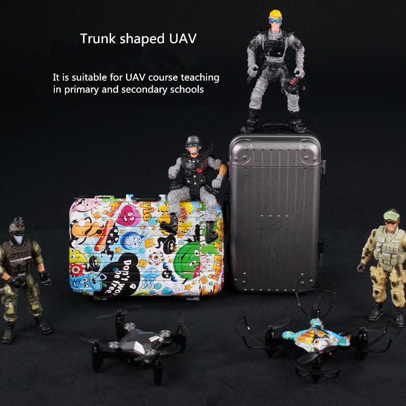 New Luggage Box Storage Box Folding Mini UAV Aerial Photography Remote Control Four Axis Children's Toys Drone - Nioor