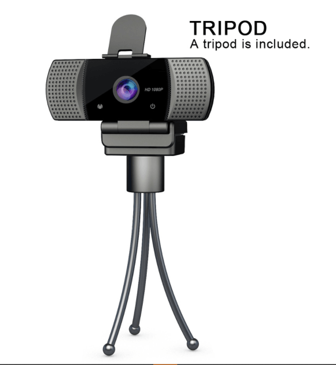 Black HD Webcam Microphone Computer Live - Nioor