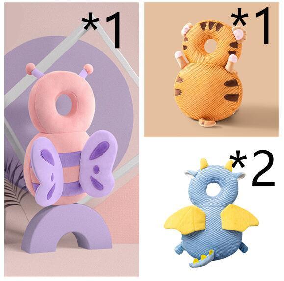 Baby Toddler Headrest Child Protection Baby Head Protection Cushion Cute Angel Wings - Nioor