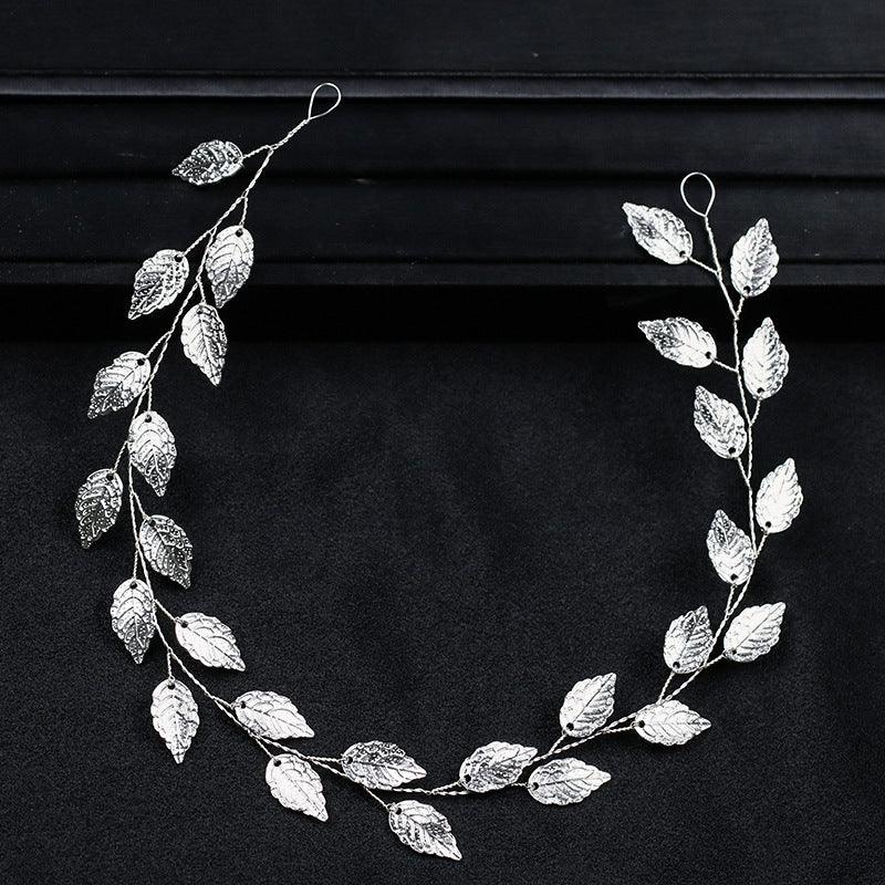 Gold And Silver Leaf Hair Band - Nioor