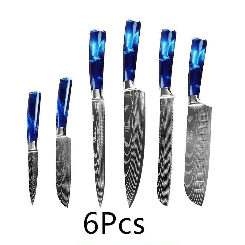 Kitchen Multi-purpose Resin Handle Knife Set - Nioor