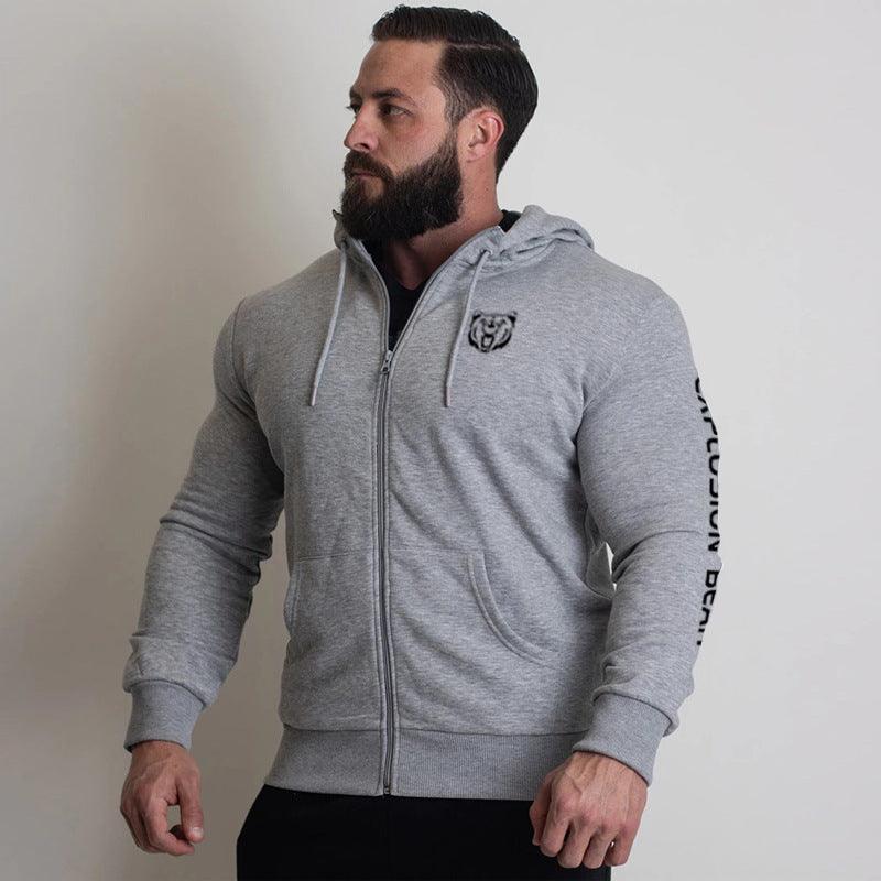 Plus Size Muscle Brothers Sweater Hooded - Nioor