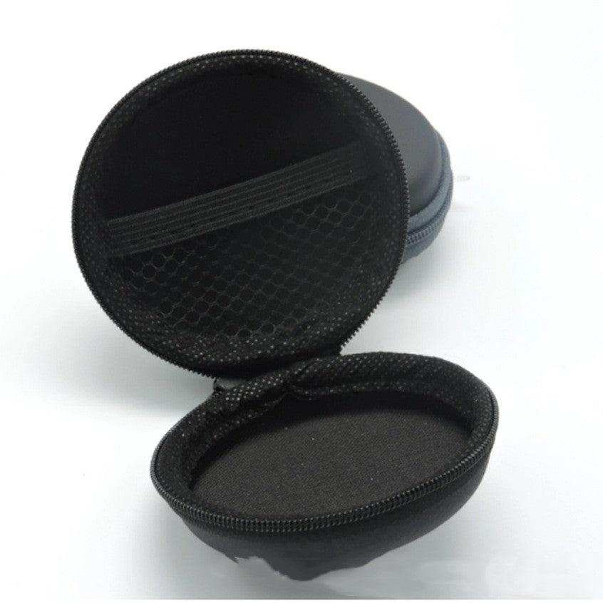 Convenient And Fashionable PU Earphone Zipper Storage Box - Nioor