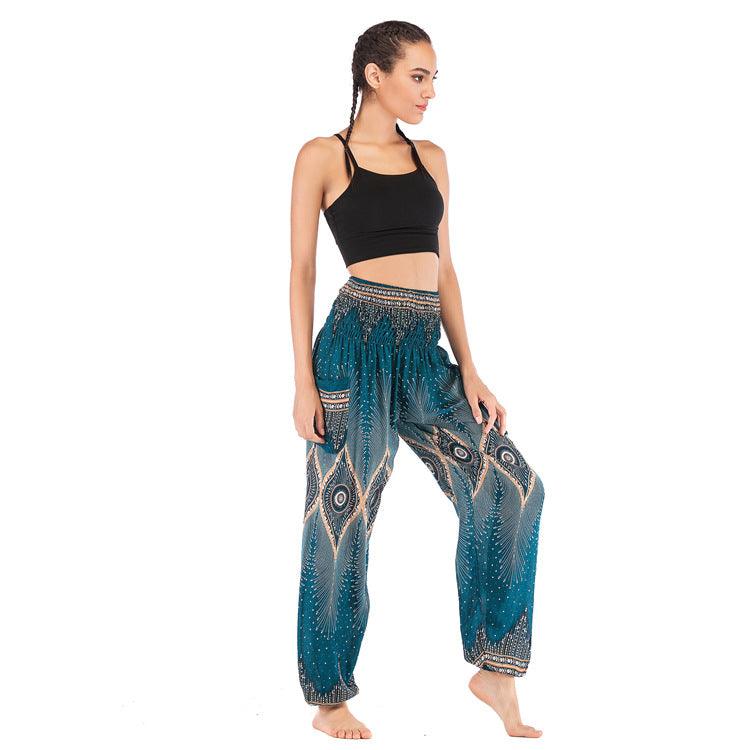 High Waist Bloomers Yoga Casual Pants - Nioor