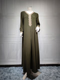 Middle East Muslim Women's Wear Swing Dress