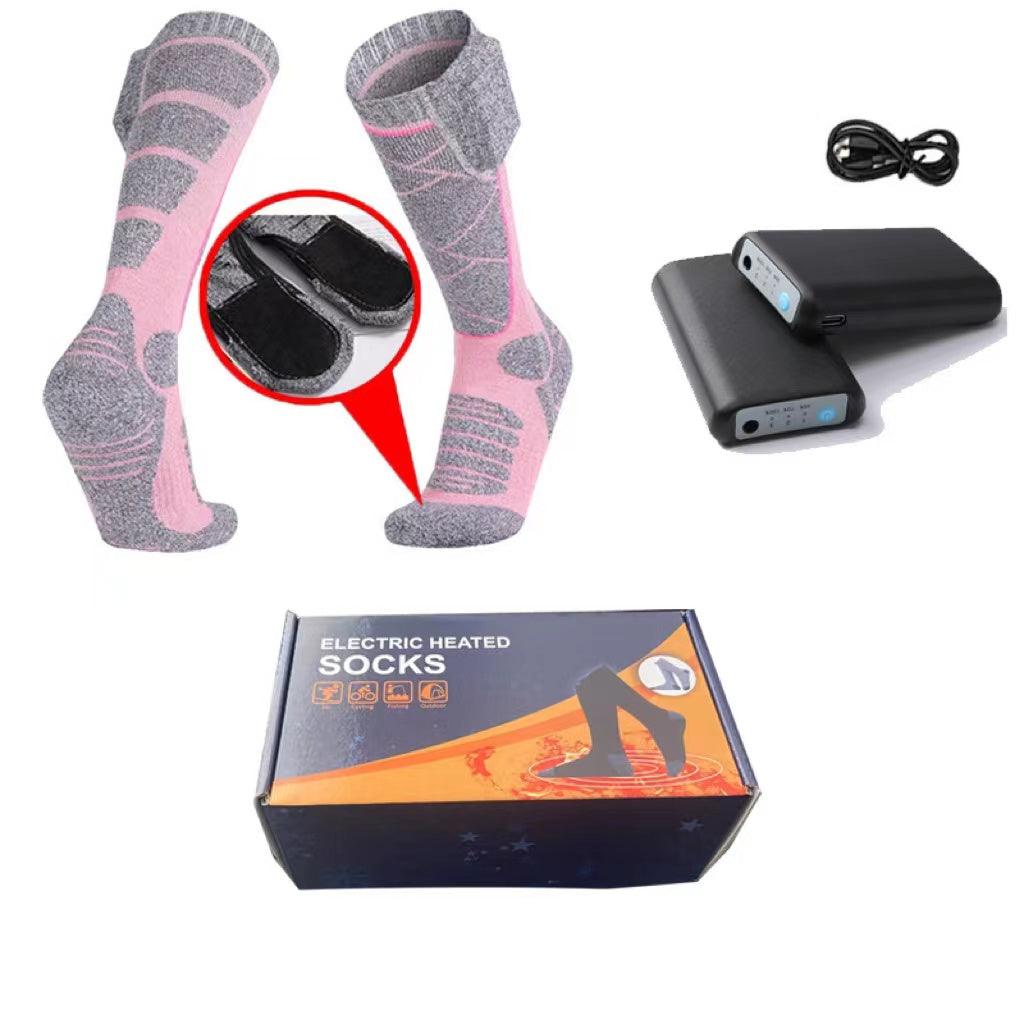 Heating Charging Heating Men's And Women's Electric Warm Socks Feet - Nioor