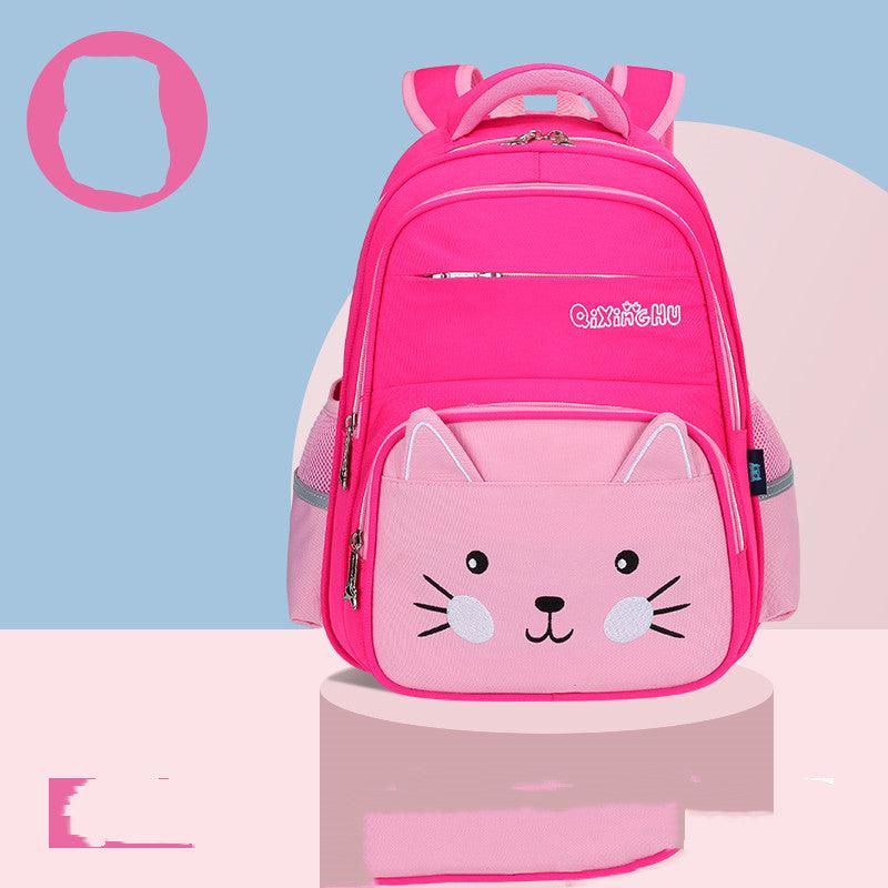 Cute Cartoon Shoulders Baby Lightweight Backpack Elementary School Schoolbag - Nioor