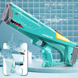 Automatic Electric Water Gun Toys Shark High Pressure Outdoor Summer Beach Toy Kids Adult Water Fight Pool Party Water Toy - Nioor