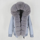 Parka Thick Raccoon Fur Liner Jacket Fur - Nioor