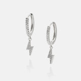 Jewelry Zircon Earrings Female Source Factory Accessories Fashionable Lightning - Nioor