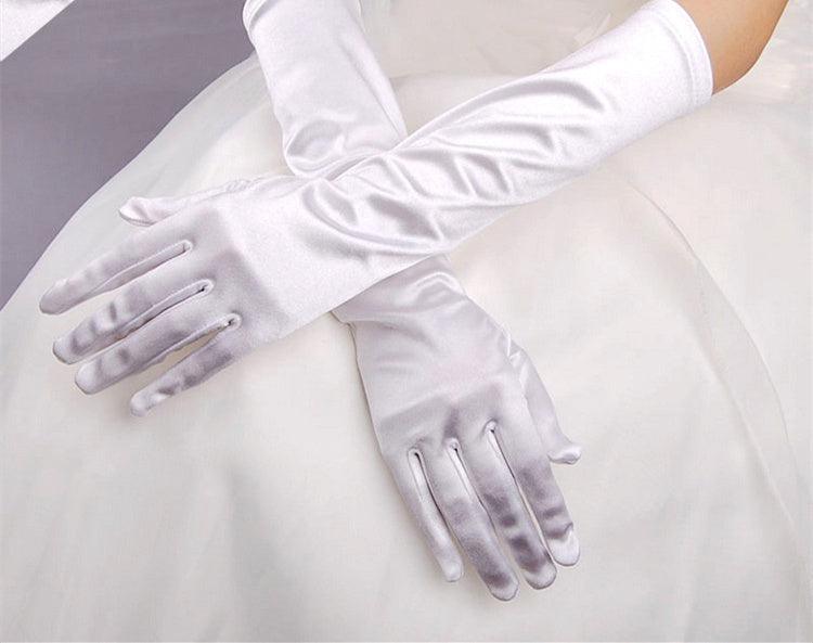 Bridal Gloves Wedding Dress Show Banquet - Nioor