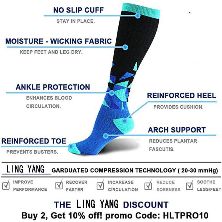 Leisure Fitness Pressure Socks For Men And Women - Nioor