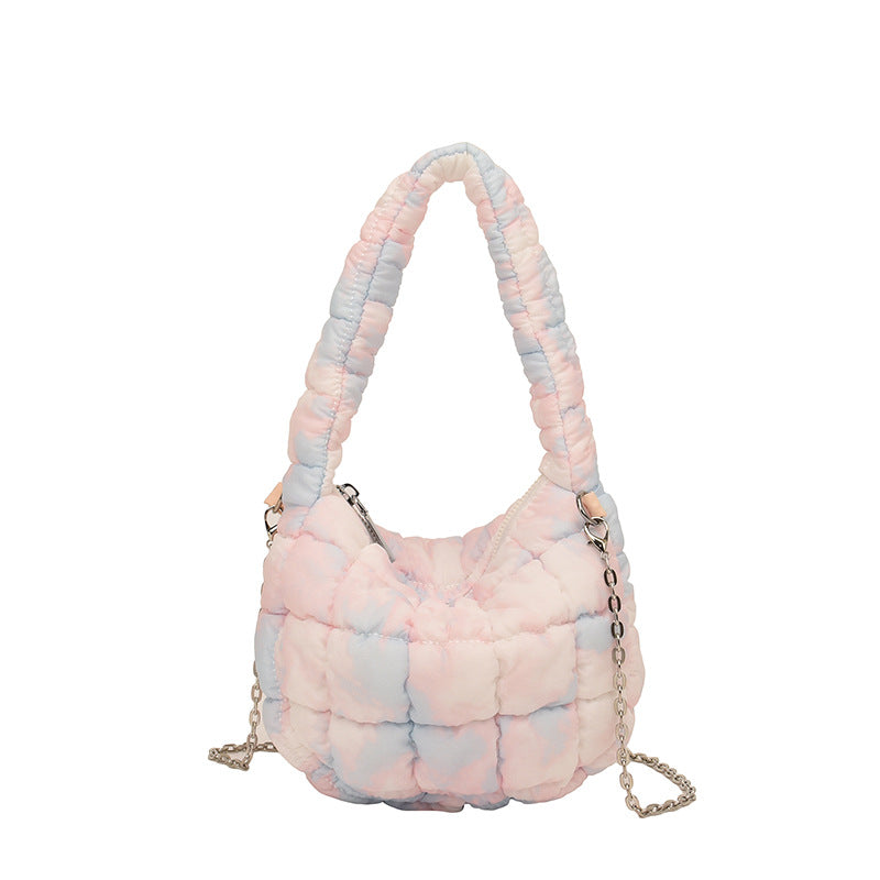 Cloud Bag Bubble Pleated Nylon Puff Handbag