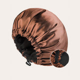 New Women's Fashion Double-layer Satin Sleeping Hat - Nioor